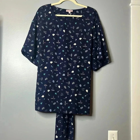 Molly & Isadora navy top size 2X - Picture 1 of 6